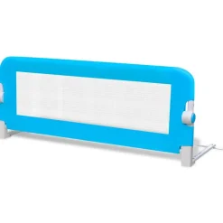 vidaXL sengegelænder til barneseng 102 x 42 cm blå