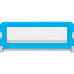 vidaXL sengegelænder til barneseng 102 x 42 cm blå