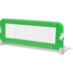vidaXL sengegelænder til barneseng 102 x 42 cm grøn