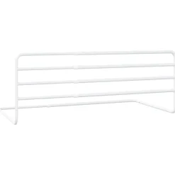 vidaXL sengehest til børneseng (76-137)x55 cm jern hvid