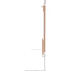 vidaXL sengehest 100x25 cm stof gråbrun