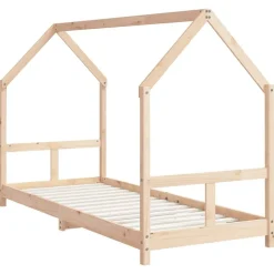 vidaXL sengeramme til juniorseng 80x200 cm massivt fyrretræ