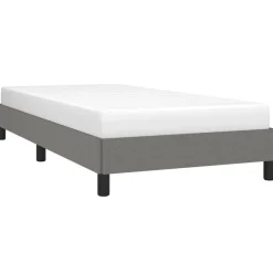 vidaXL Sengeramme uden madras Mørkegrå 80x200 cm Stof