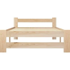 vidaXL sengeramme uden madras massivt fyrretræ 90x200 cm