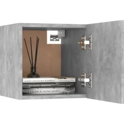 vidaXL sengeskab 30,5x30x30 cm konstrueret træ betongrå