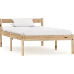 vidaXL sengestel massivt fyrretræ 100 x 200 cm