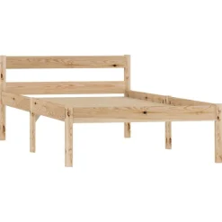 vidaXL sengestel massivt fyrretræ 100 x 200 cm