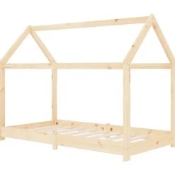vidaXL sengestel til børneseng 70 x 140 cm massivt fyrretræ