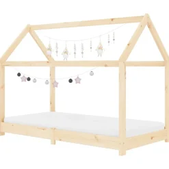 vidaXL sengestel til børneseng 70 x 140 cm massivt fyrretræ