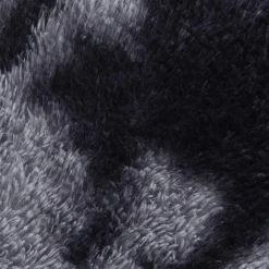 vidaXL shaggy gulvtæppe NAVARRA 120x120 cm høje luv polyester mørkegrå