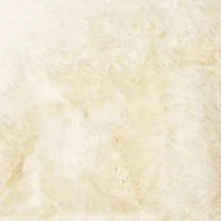 vidaXL shaggy gulvtæppe NAVARRA 60x100 cm høje luv cremefarvet