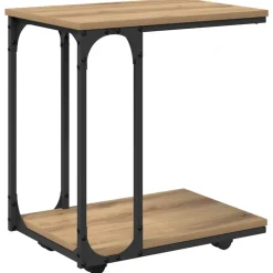 vidaXL Sidebord Artisan Egetræ 50 x 35 x 55.5 cm Konstrueret træ
