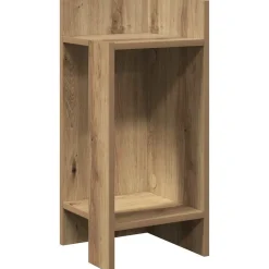 vidaXL sidebord med hylde artisan eg 25,5x27x60 cm