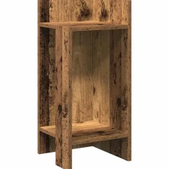 vidaXL sidebord med hylde gammelt træ 25,5x27x60 cm