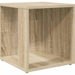 vidaXL sidebord 33x33x34,5 cm konstrueret træ sonoma-eg