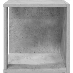 vidaXL sidebord 33x33x34,5 cm konstrueret træ betongrå