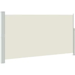 vidaXL sidemarkise til terrasse 160x300 cm cremefarvet