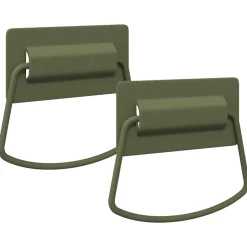 vidaXL Skab Håndtag 2 pcs Oliven grøn 85 x 45 mm Metal
