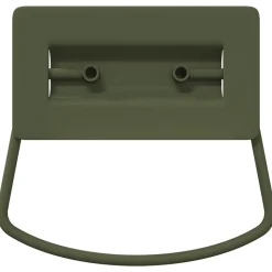vidaXL Skab Håndtag 2 pcs Oliven grøn 85 x 45 mm Metal
