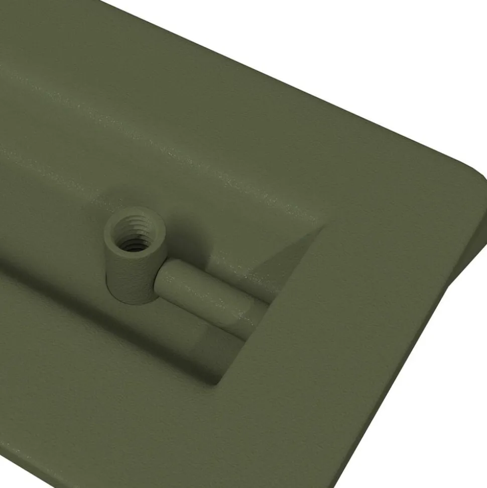 vidaXL Skab Håndtag 2 pcs Oliven grøn 85 x 45 mm Metal