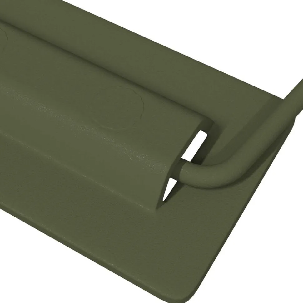 vidaXL Skab Håndtag 2 pcs Oliven grøn 85 x 45 mm Metal