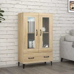 vidaXL skab 70x31x115 cm konstrueret træ sonoma-eg