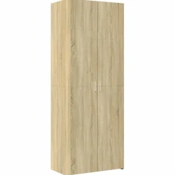 vidaXL skab 70x42,5x185 cm konstrueret træ sonoma-eg