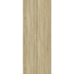 vidaXL skab 70x42,5x185 cm konstrueret træ sonoma-eg