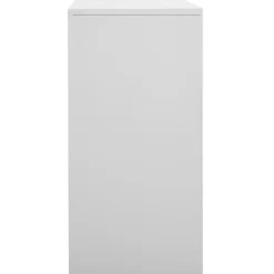 vidaXL skab 90x45x92,5 cm stål lysegrå