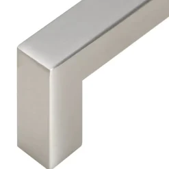 vidaXL skabshåndtag 10 stk. 64 mm rustfrit stål sølvfarvet