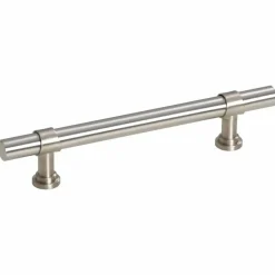 vidaXL skabshåndtag 10 stk. 96 mm rustfrit stål sølvfarvet