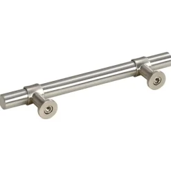 vidaXL skabshåndtag 10 stk. 96 mm rustfrit stål sølvfarvet