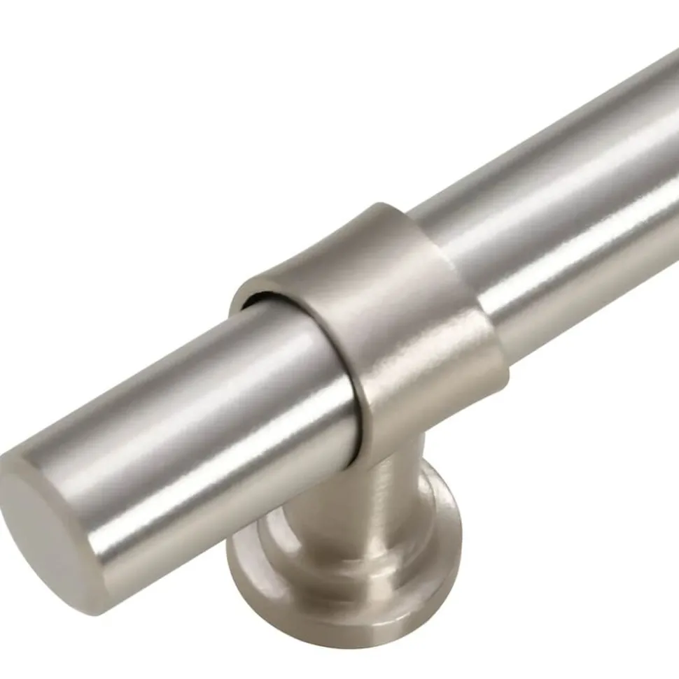 vidaXL skabshåndtag 10 stk. 96 mm rustfrit stål sølvfarvet