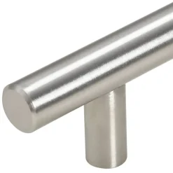 vidaXL skabshåndtag 10 stk. 64 mm rustfrit stål sølvfarvet