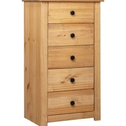 vidaXL skænk Panama-serien 46x40x89 cm massivt fyrretræ