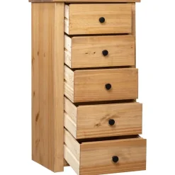 vidaXL skænk Panama-serien 46x40x89 cm massivt fyrretræ