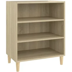 vidaXL skænk 57x35x70 cm konstrueret træ sonoma-eg