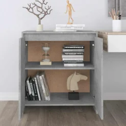 vidaXL skænk 70x41x75 cm konstrueret træ betongrå
