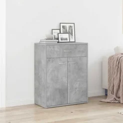 vidaXL skænk 60x30x75 cm konstrueret træ betongrå