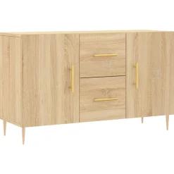 vidaXL skænk 100x36x60 cm konstrueret træ sonoma-eg