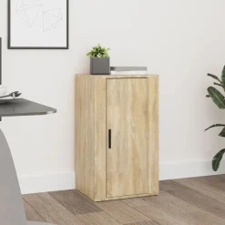 vidaXL skænk 40x33x70 cm konstrueret træ sonoma-eg