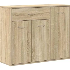 vidaXL skænk 88x30x70 cm konstrueret træ sonoma-eg