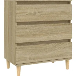 vidaXL skænk 60x35x70 cm konstrueret træ sonoma-eg