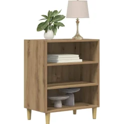 vidaXL skænk 57x35x75 cm konstrueret træ kunsteg