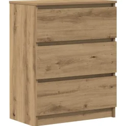vidaXL skænk 60x35x76 cm konstrueret træ kunsteg