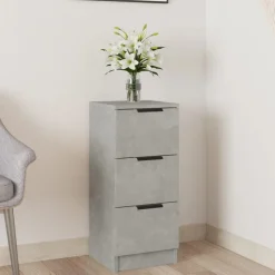 vidaXL skænk 30x30x70 cm konstrueret træ betongrå