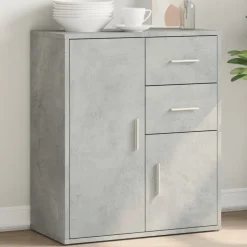 vidaXL skænk 60x31x70 cm konstrueret træ betongrå