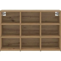 vidaXL Sko skab Artisan Egetræ 77,5 x 30 x 51 cm Konstrueret træ