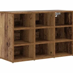 vidaXL Sko skab Gammelt træ 77,5 x 30 x 51 cm Konstrueret træ