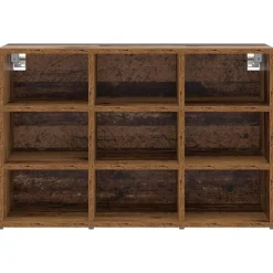 vidaXL Sko skab Gammelt træ 77,5 x 30 x 51 cm Konstrueret træ